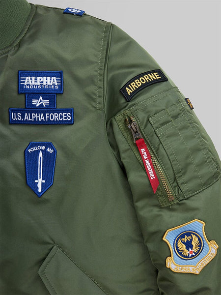 MA-1 SQUADRON BOMBER JACKET Y OUTERWEAR Alpha Industries 