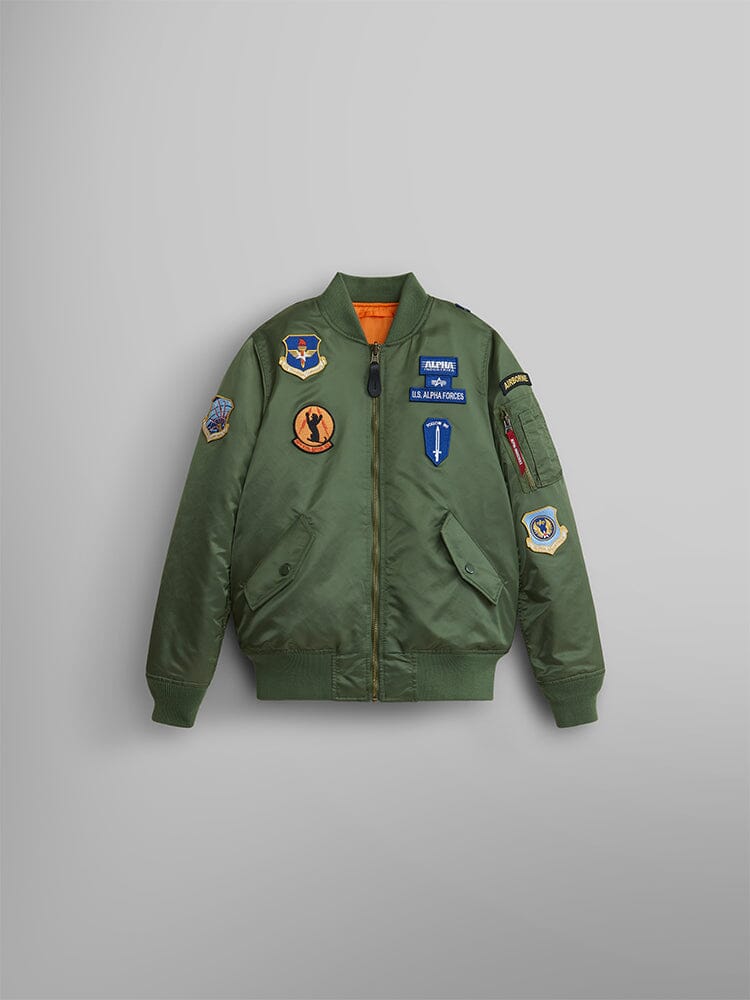 MA-1 SQUADRON BOMBER JACKET Y OUTERWEAR Alpha Industries SAGE 2T 