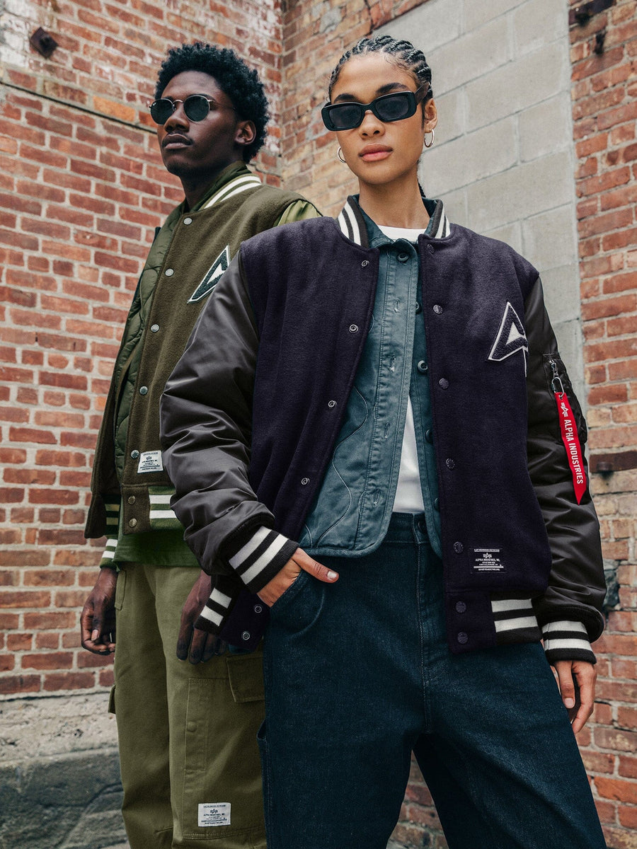 MA-1 WOOL VARSITY JACKET OUTERWEAR Alpha Industries 