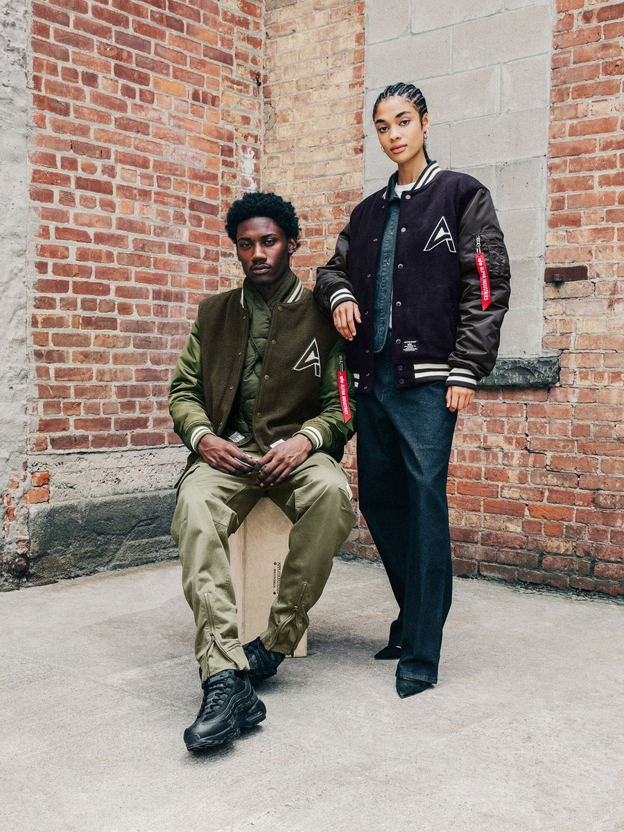 MA-1 WOOL VARSITY JACKET OUTERWEAR Alpha Industries 