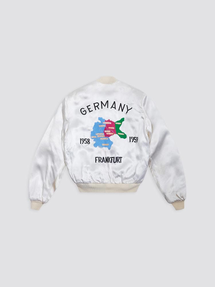 MARY ANN SOUVENIR JACKET RESUPPLY Alpha Industries WHITE S 