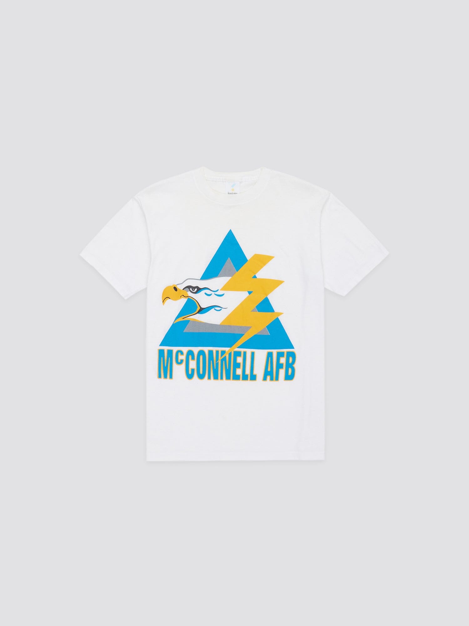 MCCONNELL AFB T-SHIRT TOP Alpha Industries WHITE M 