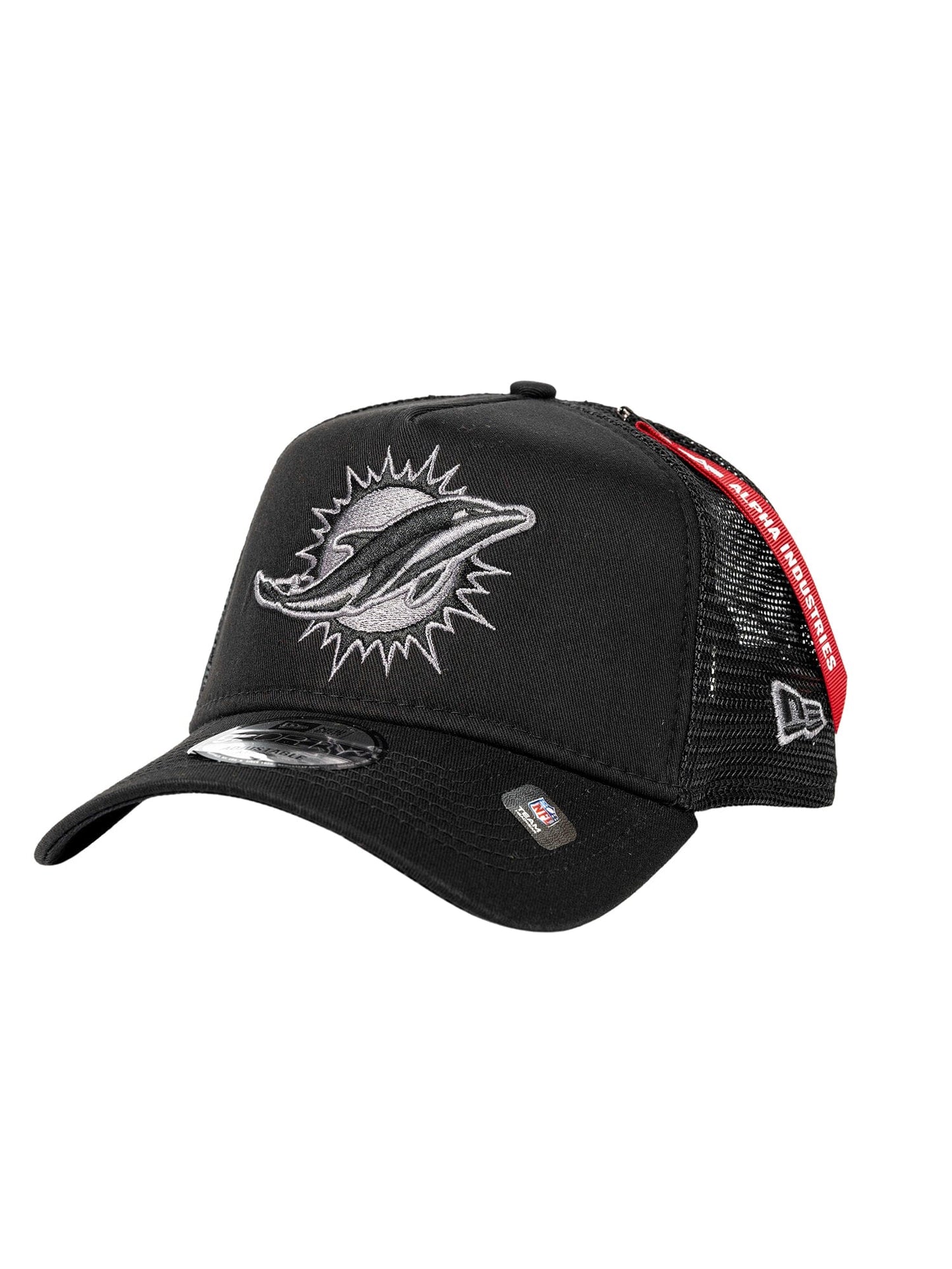 MIAMI DOLPHINS X ALPHA X NEW ERA 940 CAP ACCESSORY Alpha Industries BLACK O/S 