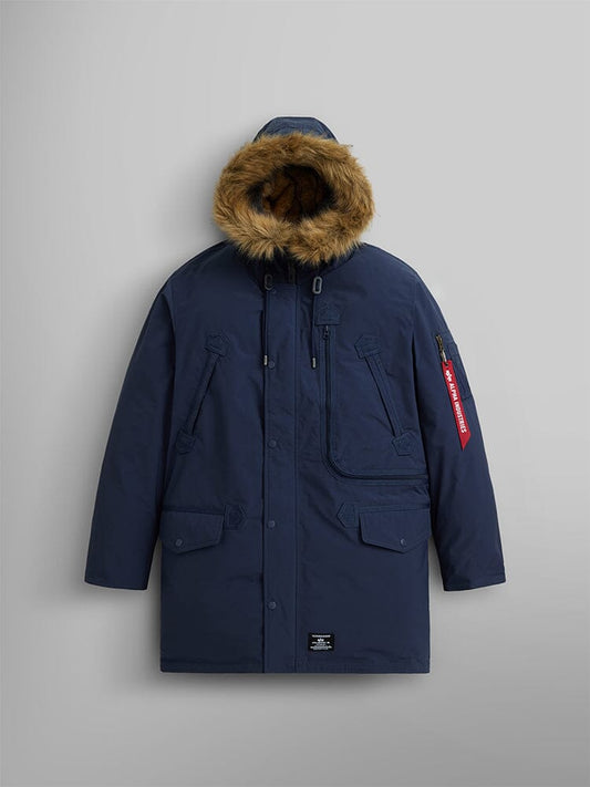 N-3B ALPINE PARKA GEN II OUTERWEAR Alpha Industries REPLICA BLUE 2XL 