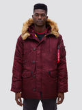 N-3B SLIM FIT GEN I PARKA OUTERWEAR Alpha Industries MAROON XS 