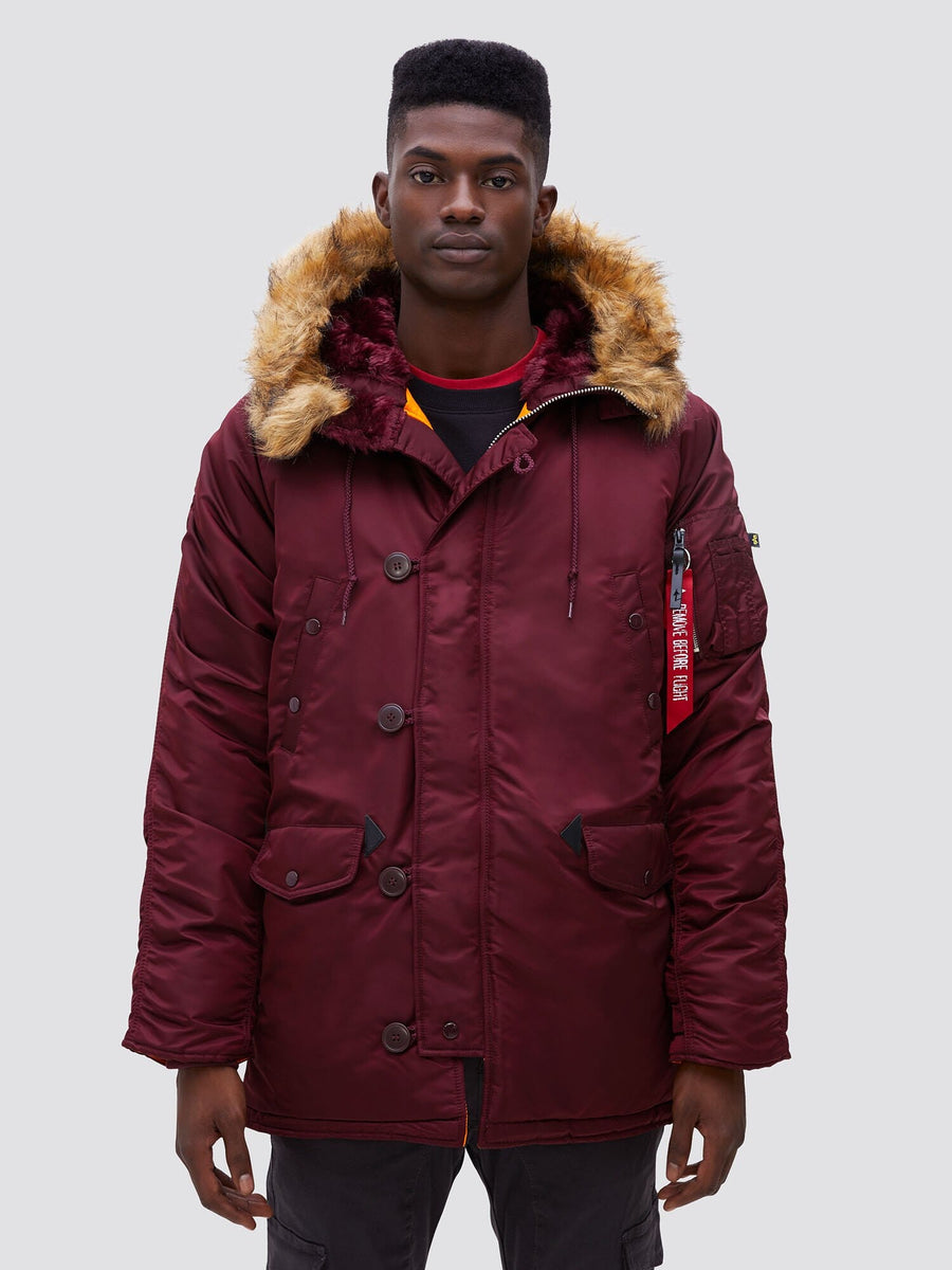 N-3B SLIM FIT GEN I PARKA OUTERWEAR Alpha Industries MAROON XS 