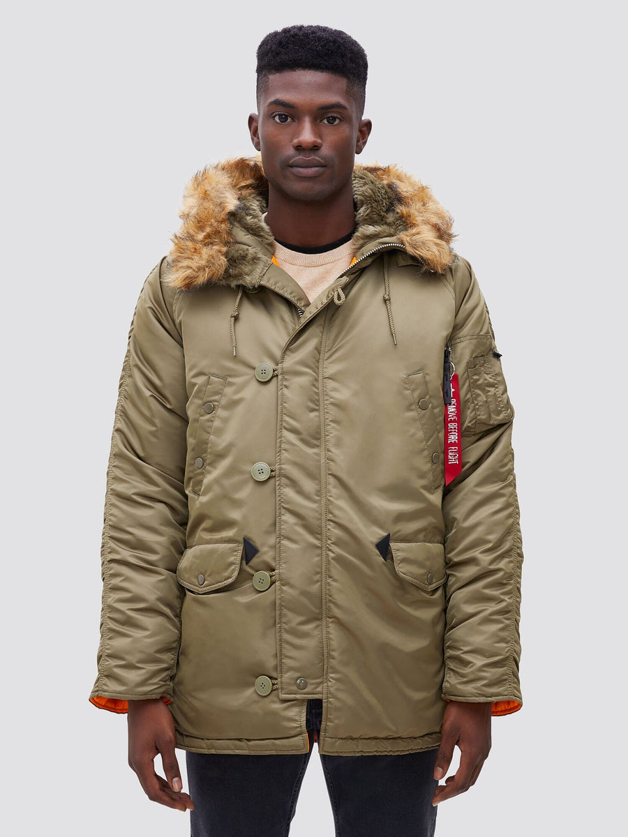 N-3B SLIM FIT GEN I PARKA OUTERWEAR Alpha Industries VINTAGE OLIVE XS 