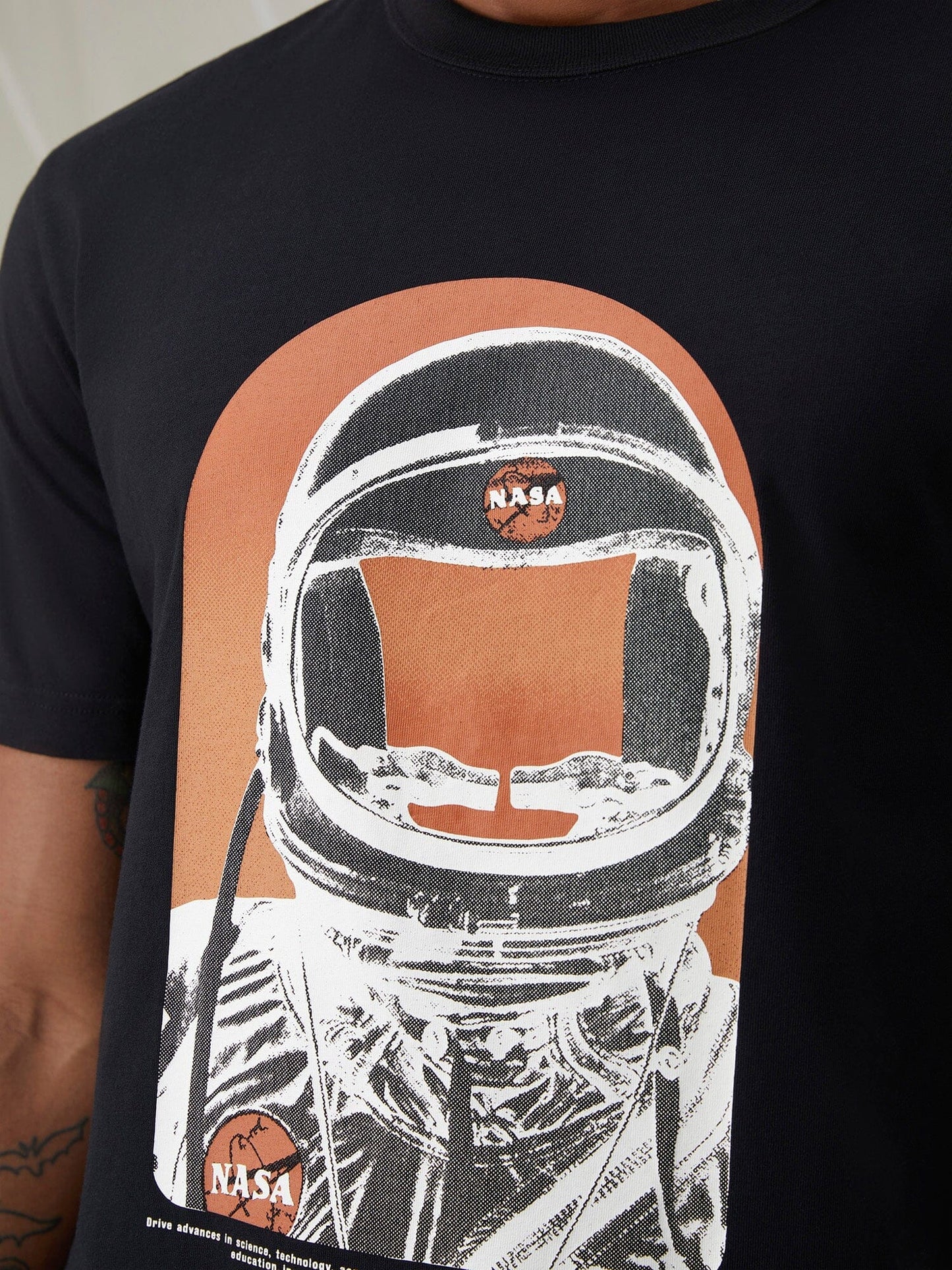 NASA MOON MAN TEE TOP Alpha Industries 