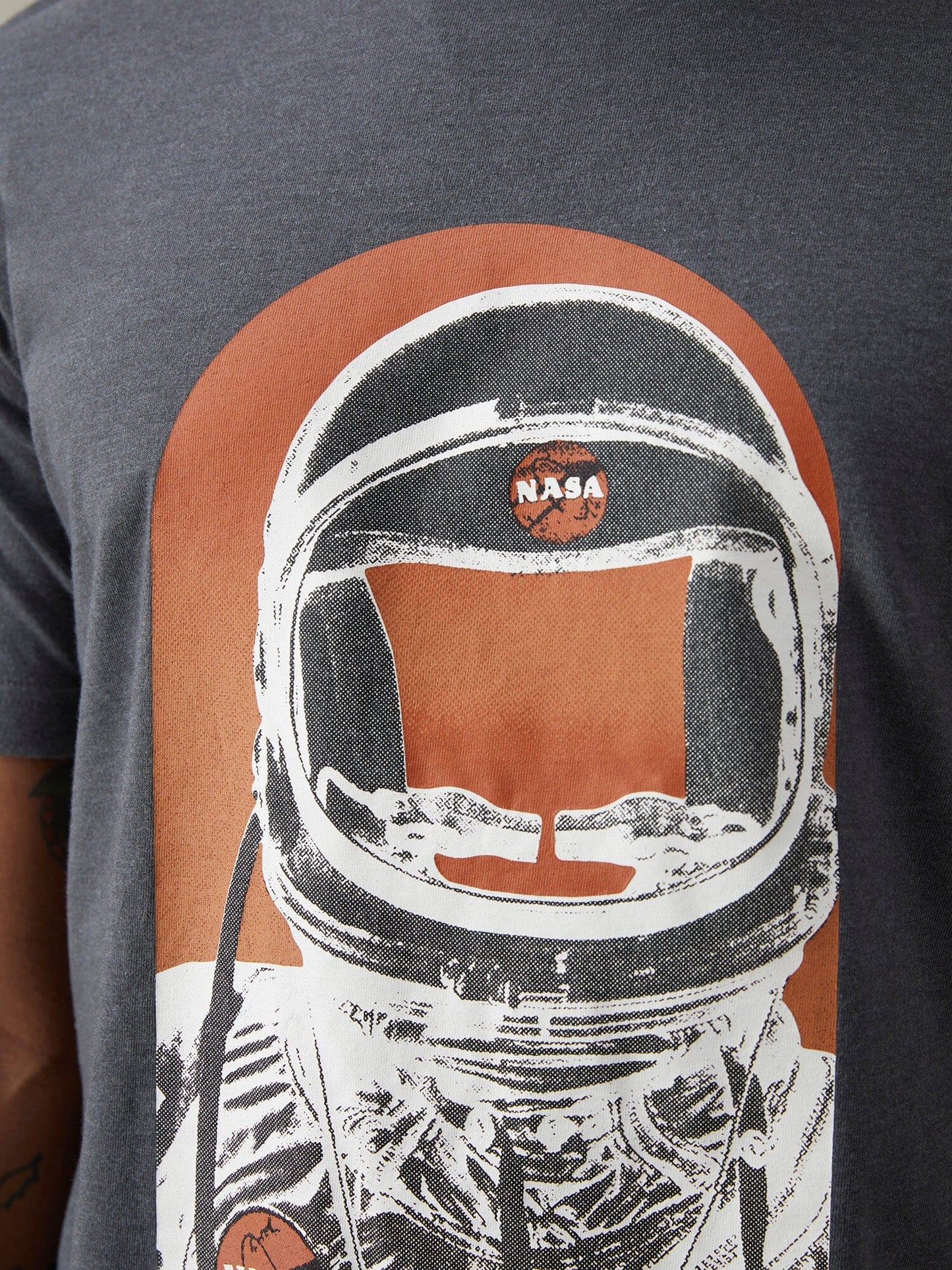 NASA MOON MAN TEE TOP Alpha Industries 