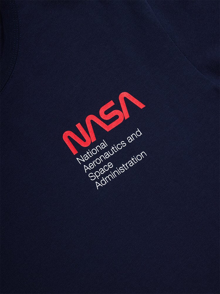 NASA WORM LOGO GEN II TEE TOP Alpha Industries 