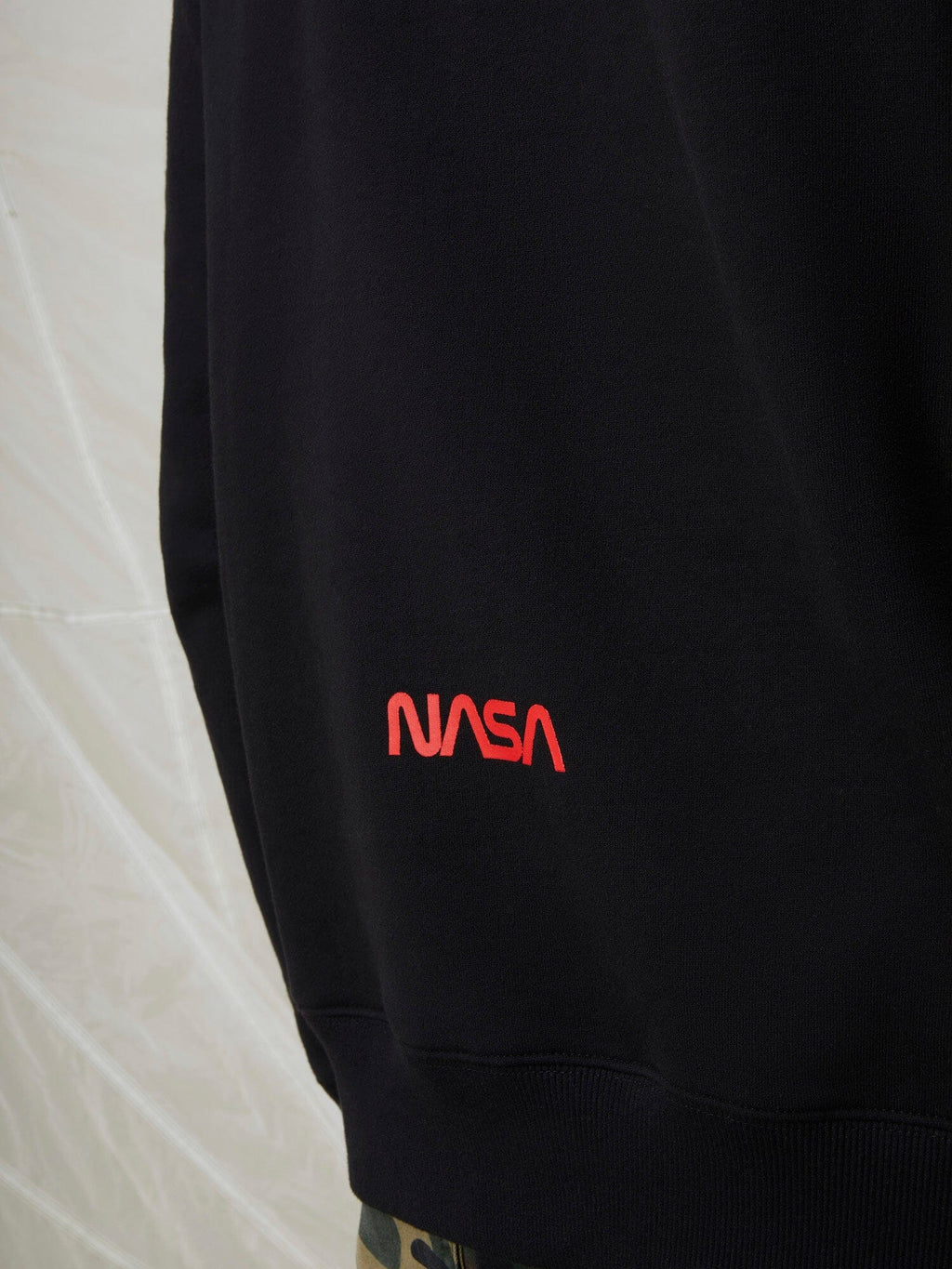 NASA WORM LOGO HOODIE TOP Alpha Industries 