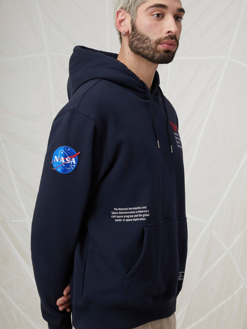 Sweat à Capuche NASA Avec Logo 'Astronaute Vole Dans Un Avion En Papier' - Coupe Classique