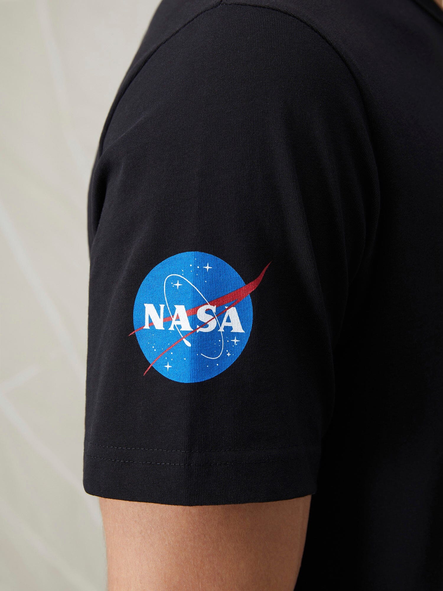NASA WORM LOGO TEE TOP Alpha Industries 