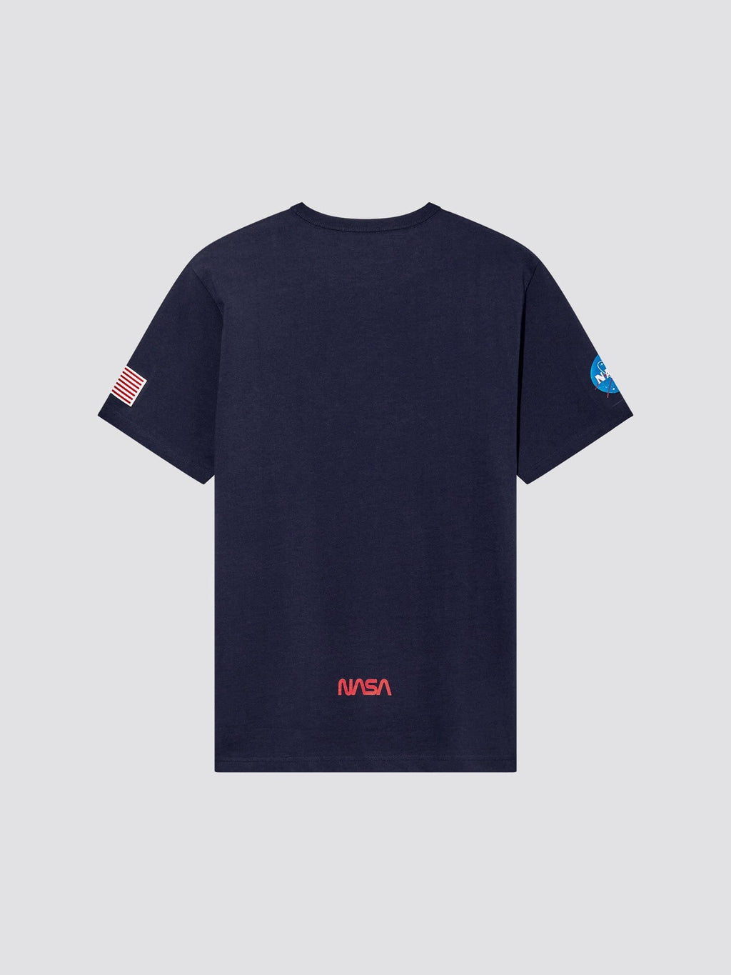 NASA WORM LOGO TEE TOP Alpha Industries 