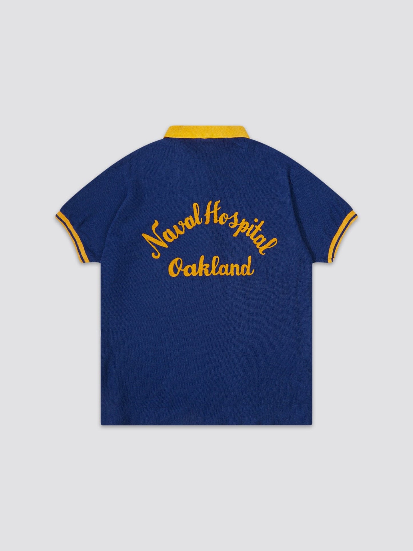 NAVAL HOSPITAL BOWLING SHIRT TOP Alpha Industries BLUE M 