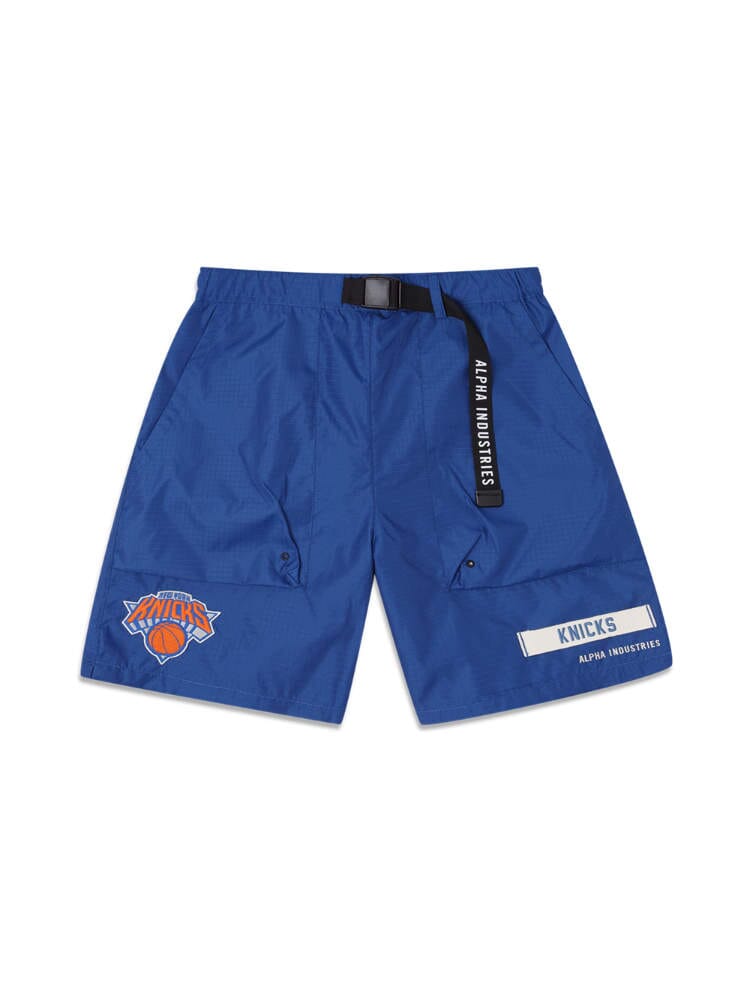 NEW YORK KNICKS X ALPHA X NEW ERA NYLON SHORTS BOTTOM Alpha Industries BLUE 2XL 