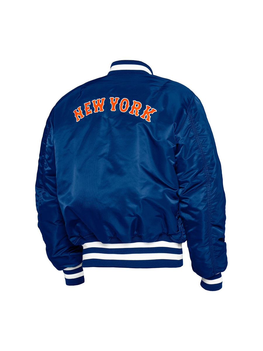 NEW YORK METS X ALPHA X NEW ERA MA-1 BOMBER JACKET OUTERWEAR Alpha Industries 