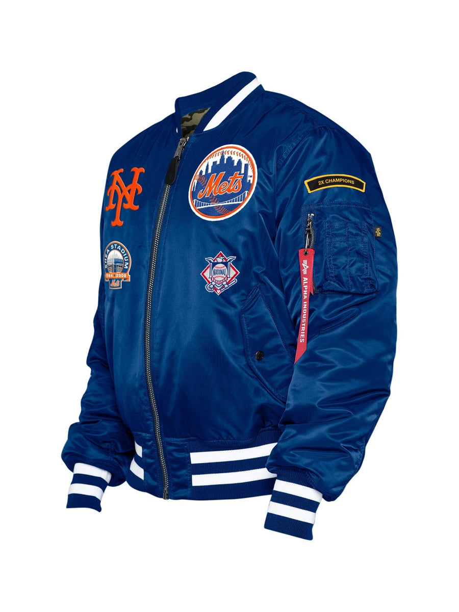 NEW YORK METS X ALPHA X NEW ERA MA-1 BOMBER JACKET OUTERWEAR Alpha Industries 