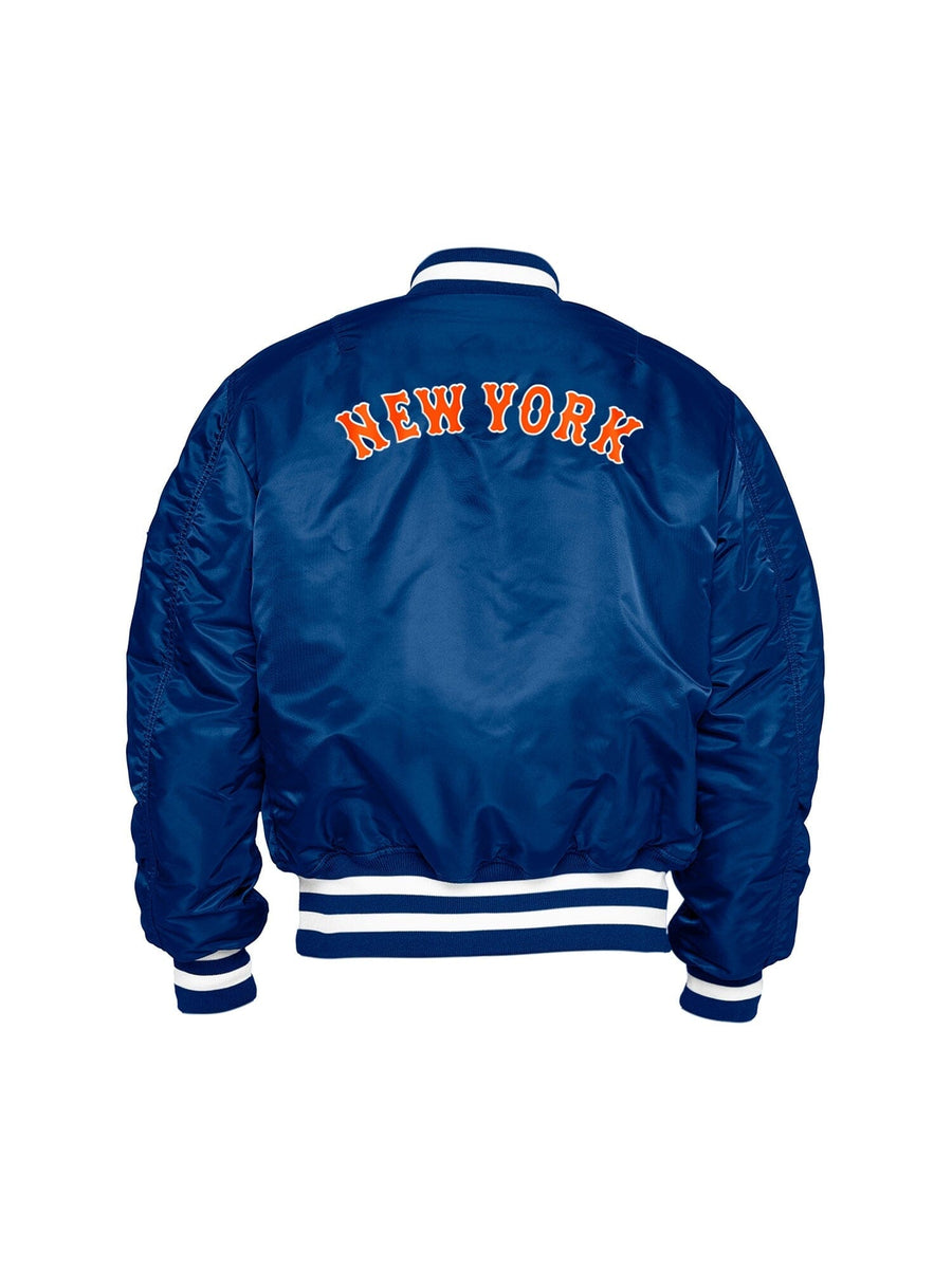 NEW YORK METS X ALPHA X NEW ERA MA-1 BOMBER JACKET OUTERWEAR Alpha Industries 