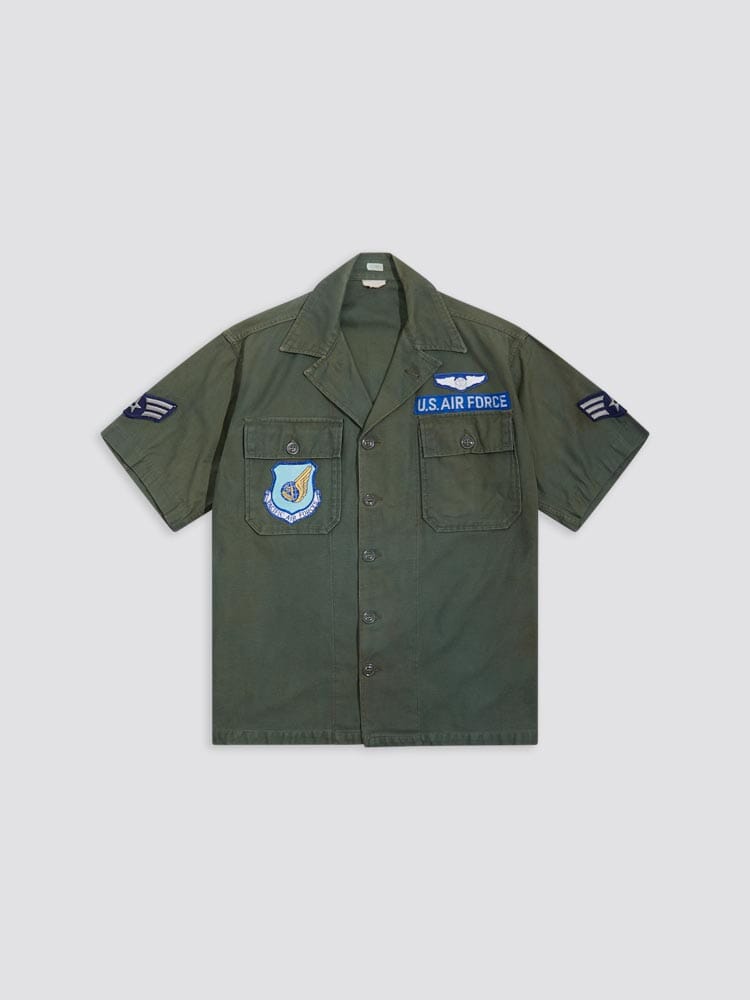 OG107 SHIRT SS PACIFIC AIR FORCE TOP Alpha Industries OLIVE M 