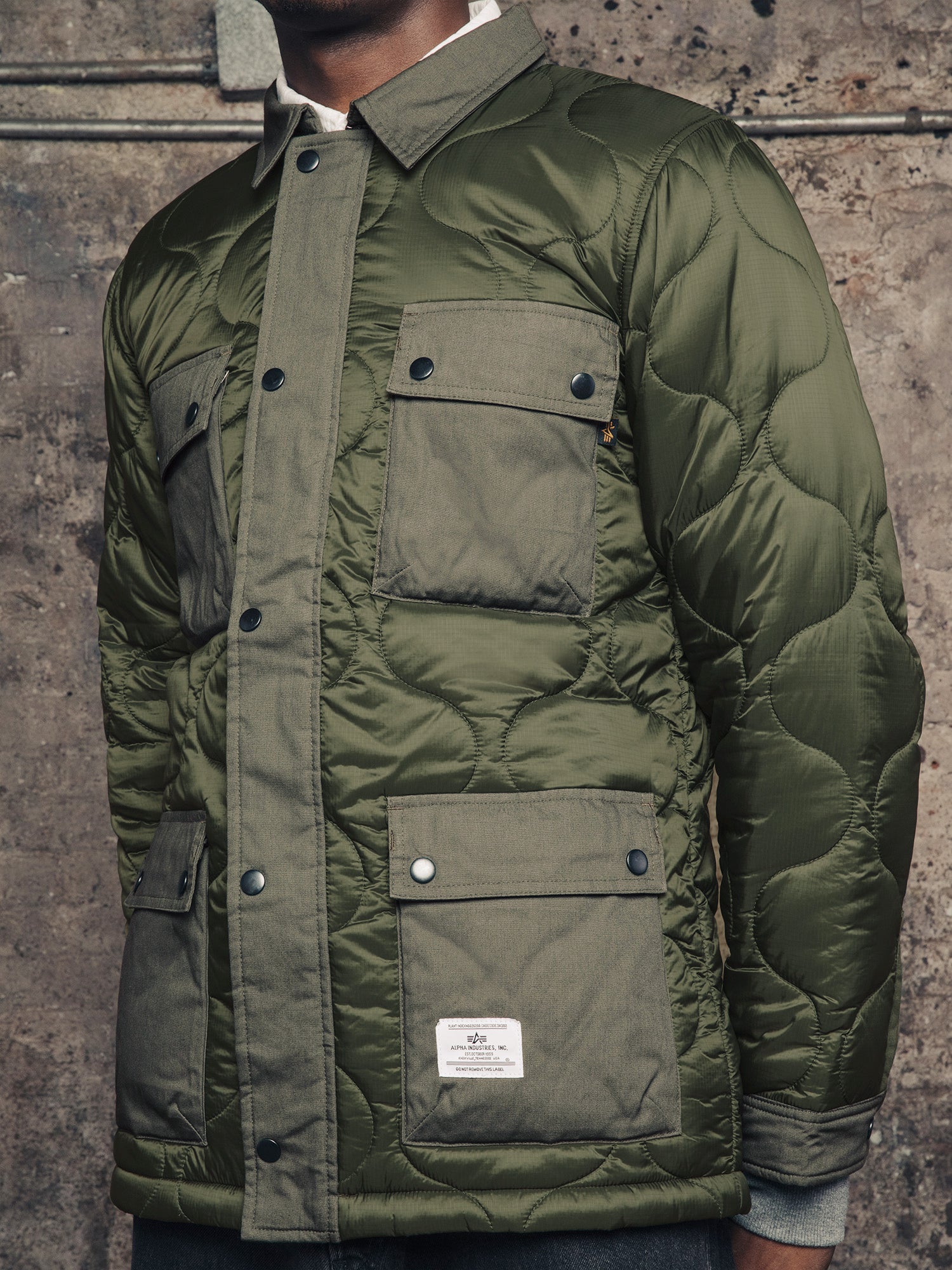 ONION QUILTED SHIRT JACKET – Alpha Industries