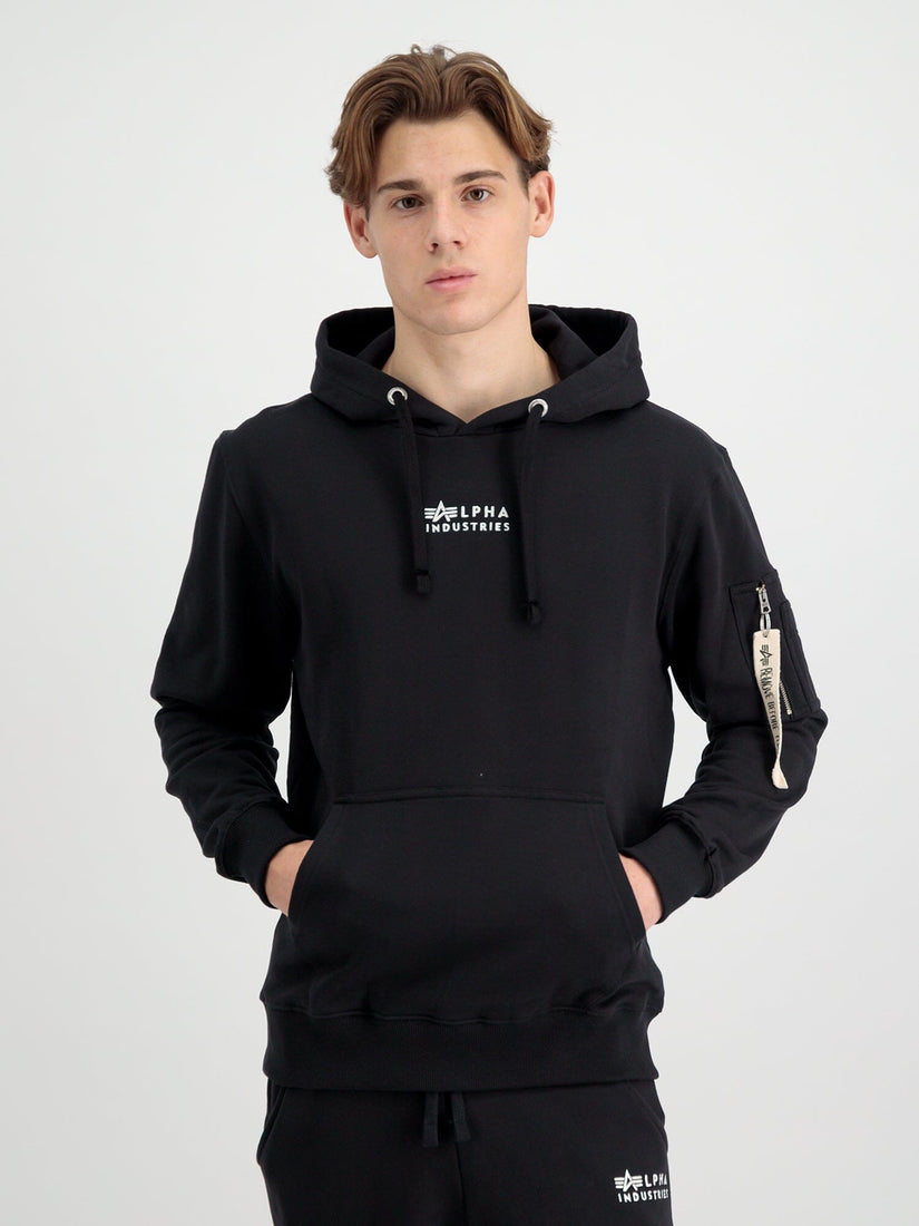 ORGANIC EMBROIDERED HOODIE | Alpha Industries