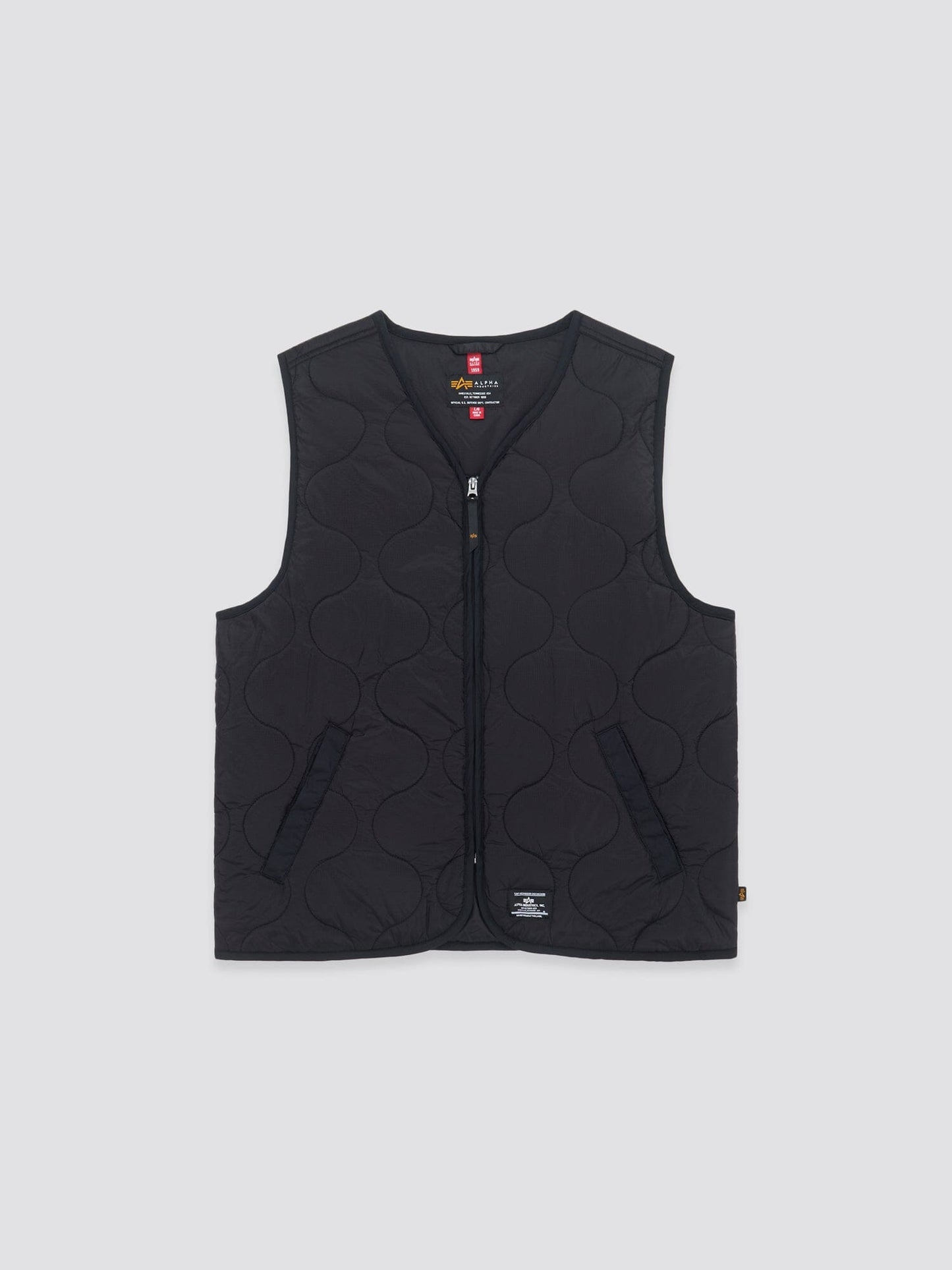 QUILTED LINER VEST OUTERWEAR Alpha Industries BLACK 2XL 