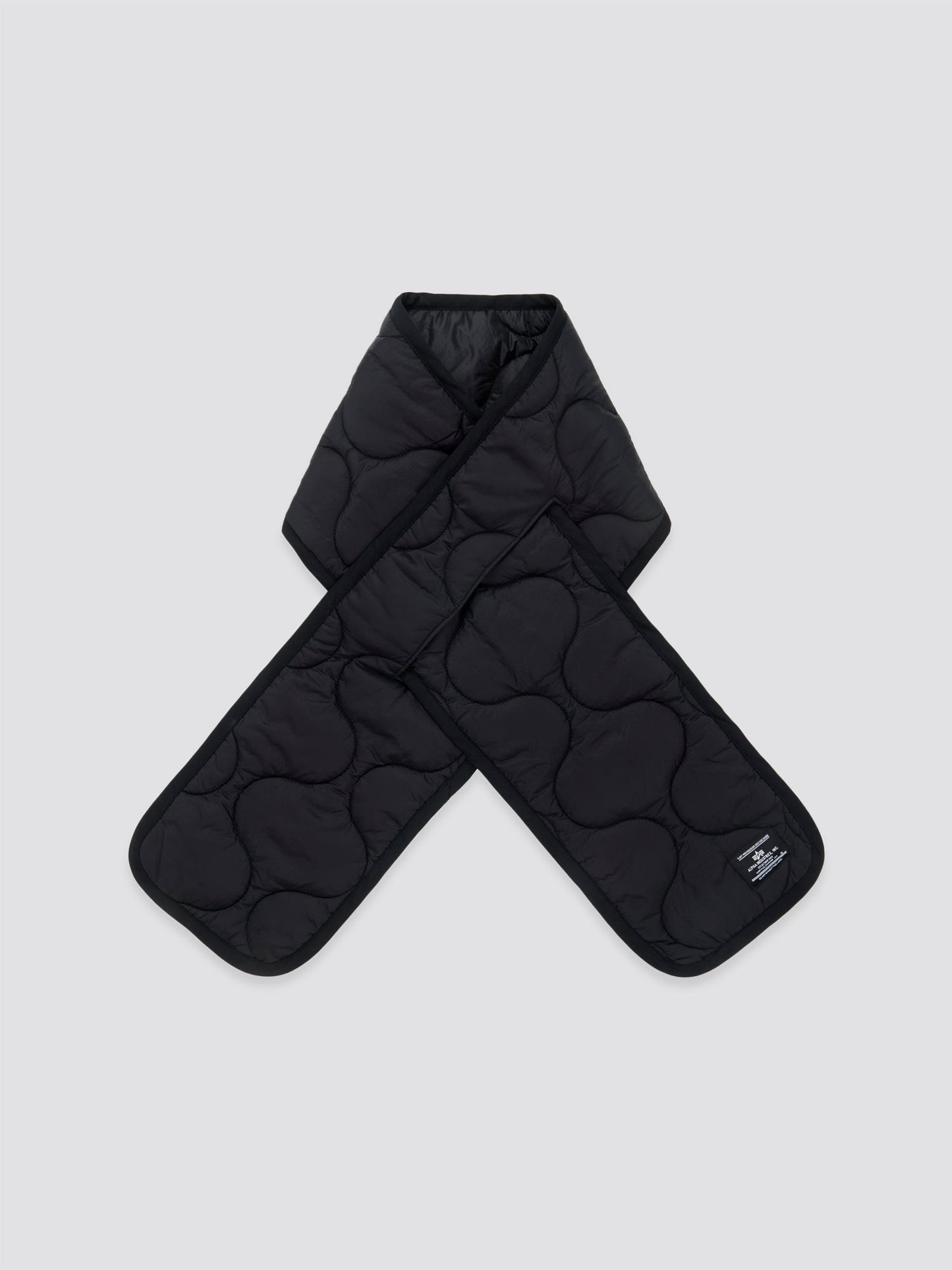 QUILTED SCARF ACCESSORY Alpha Industries BLACK O/S 