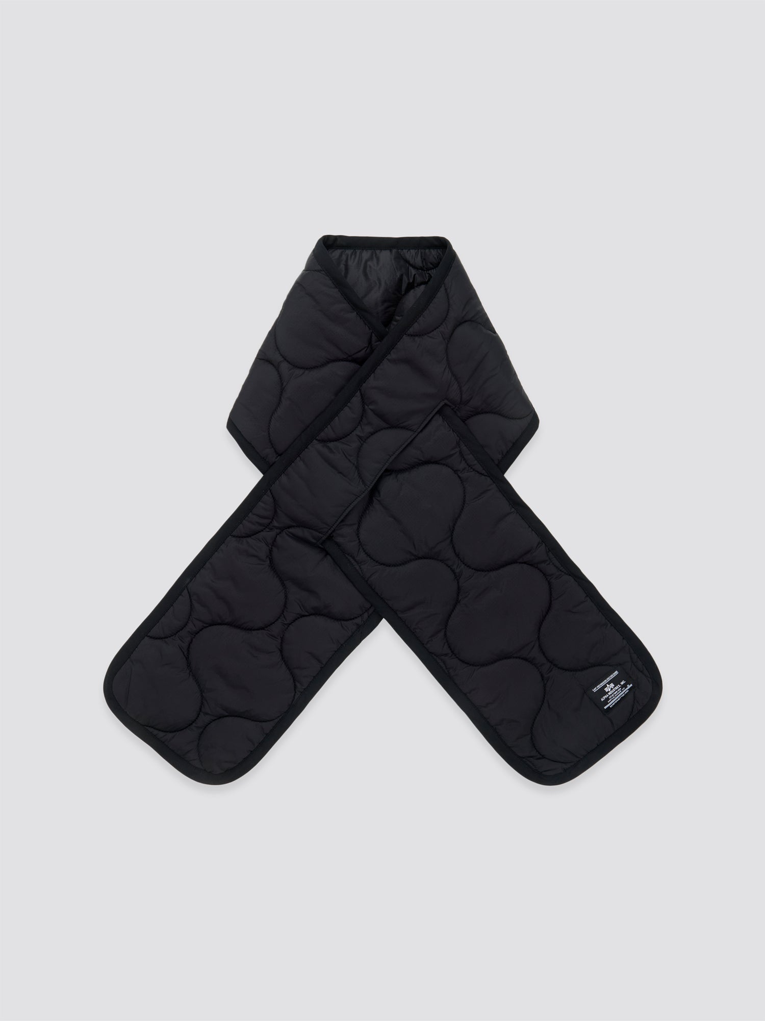 QUILTED SCARF ACCESSORY Alpha Industries BLACK O/S 
