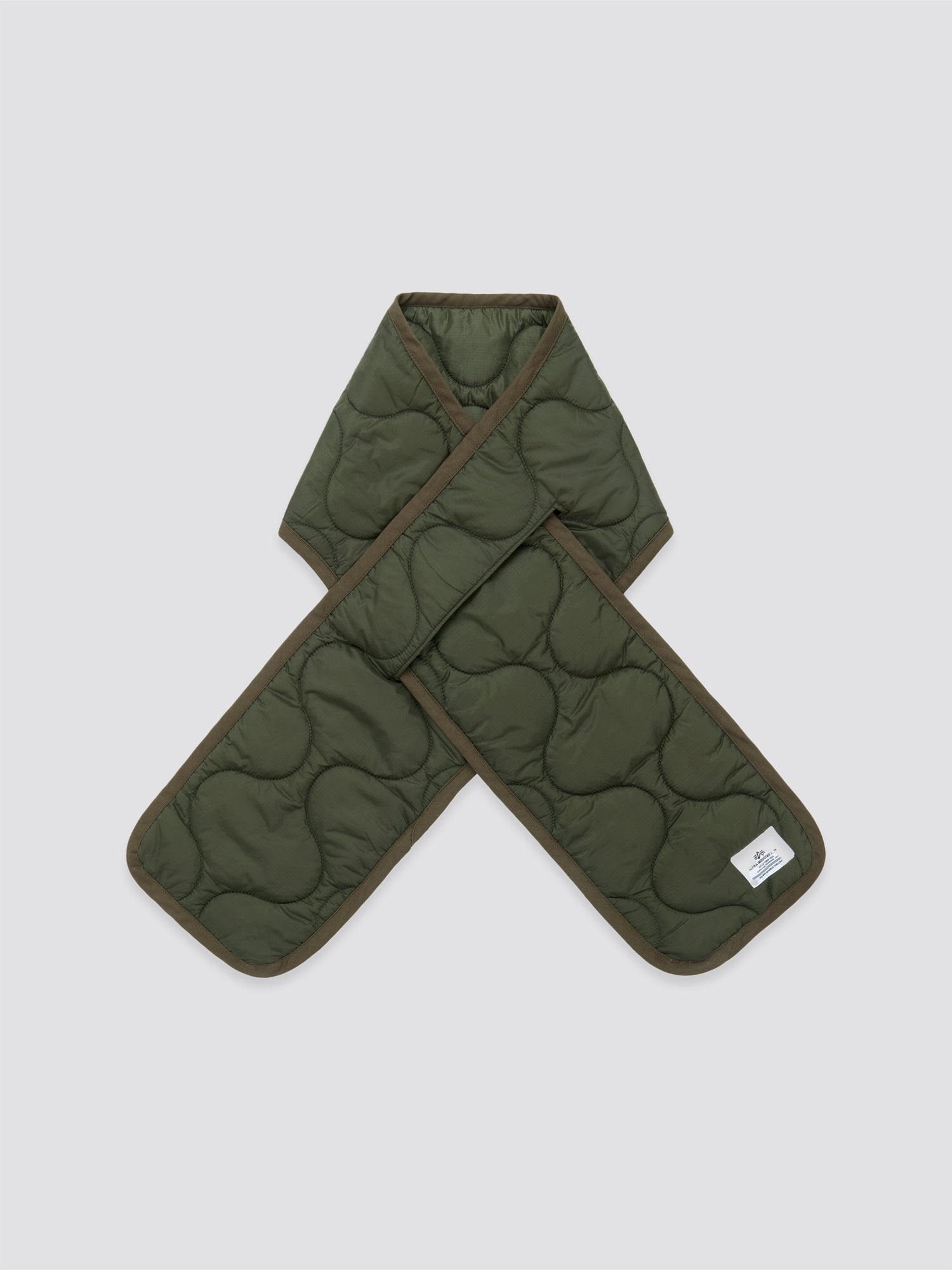 QUILTED SCARF ACCESSORY Alpha Industries DARK GREEN O/S 