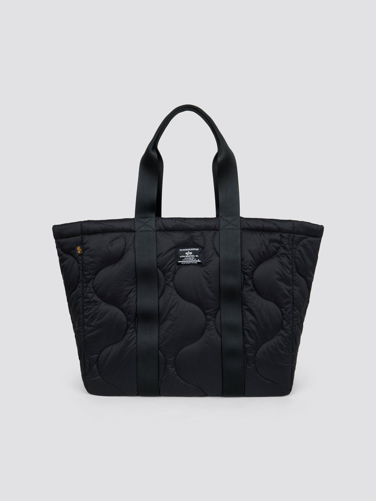 QUILTED TOTE BAG ACCESSORY Alpha Industries BLACK O/S 