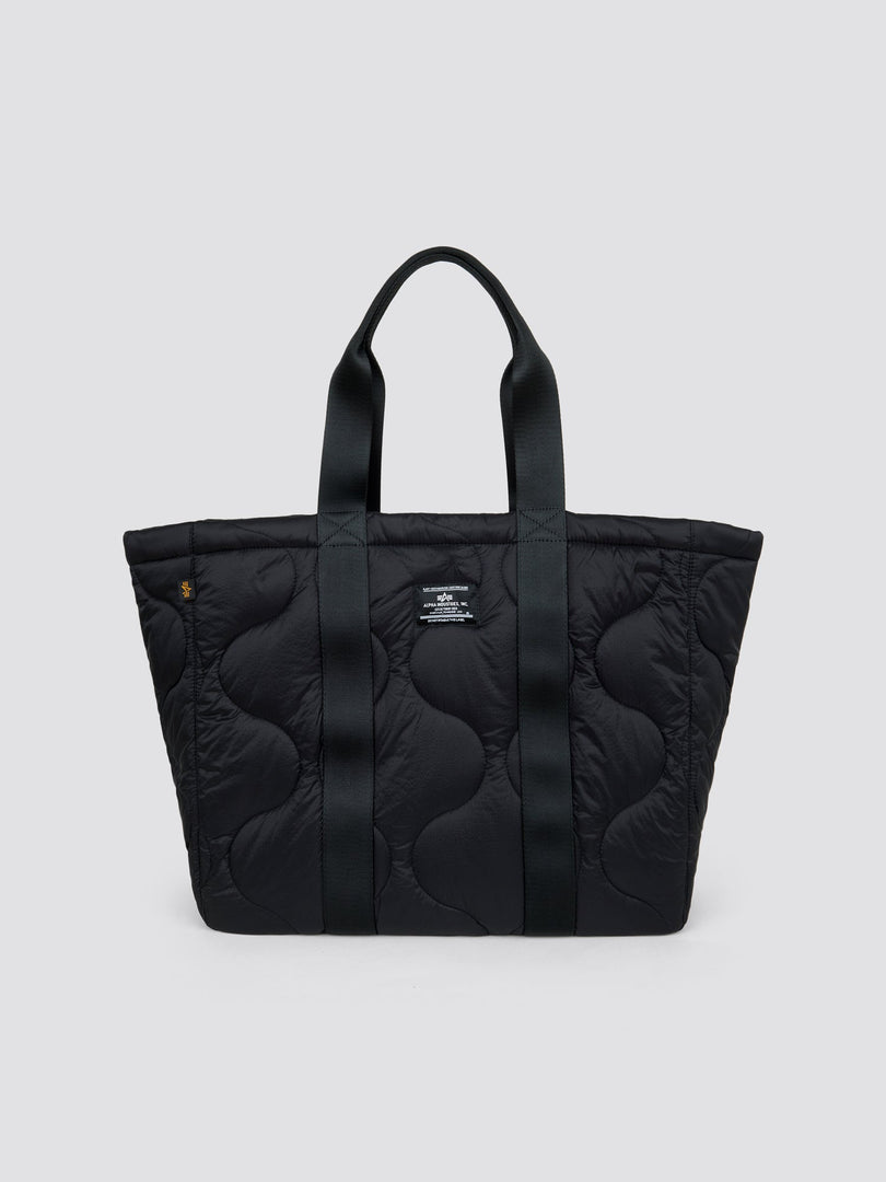 QUILTED TOTE BAG ACCESSORY Alpha Industries BLACK O/S 