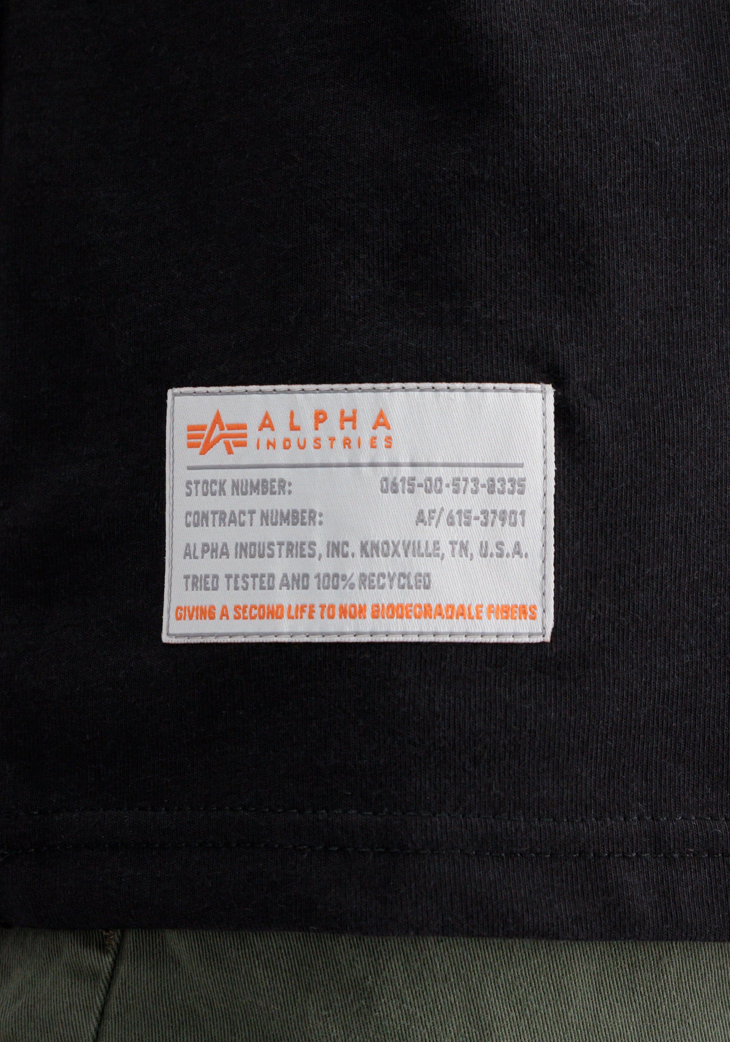 RECYCLED LABEL TEE TOP Alpha Industries 