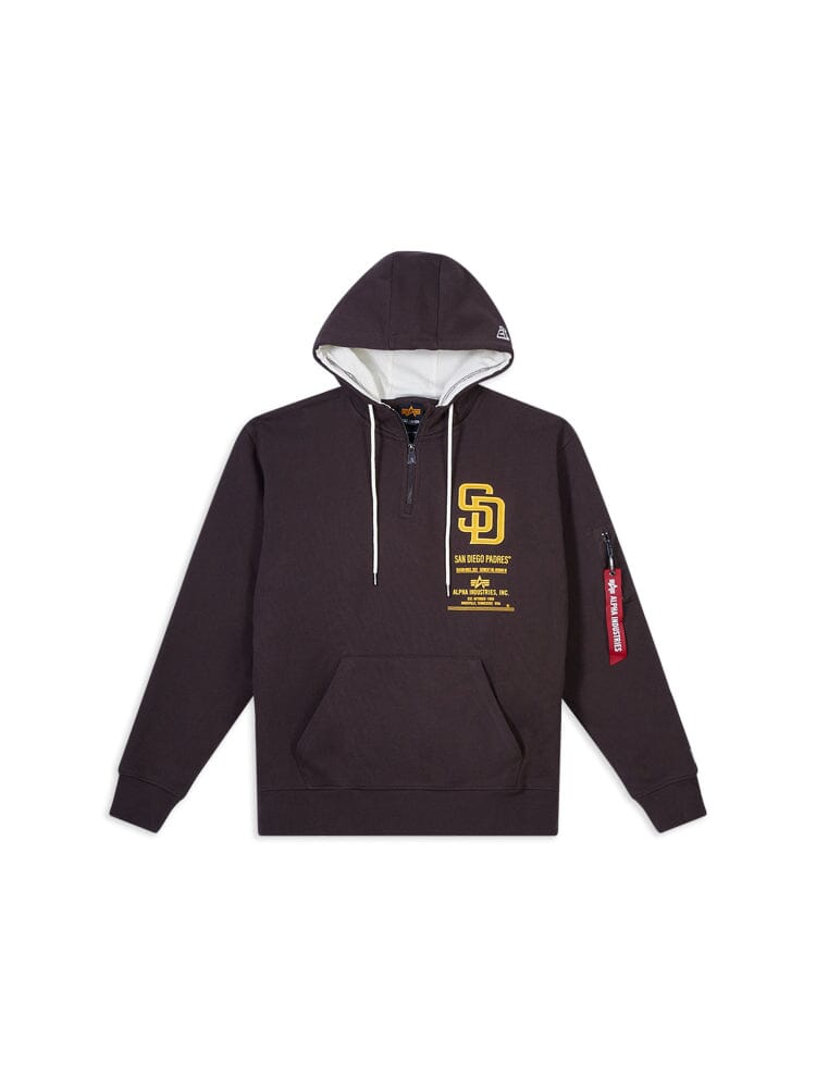 SAN DIEGO PADRES X ALPHA X NEW ERA HOODIE TOP Alpha Industries BROWN 2XL 