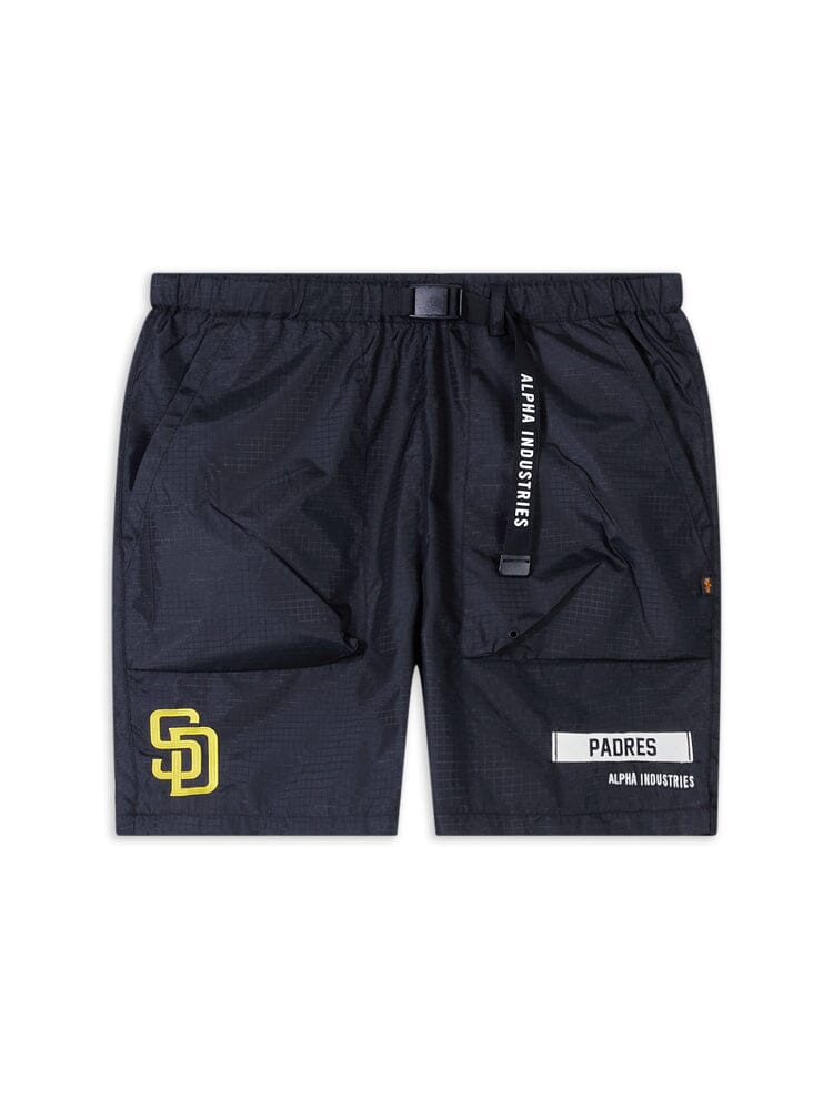 SAN DIEGO PADRES X ALPHA X NEW ERA NYLON SHORTS BOTTOM Alpha Industries BLACK 2XL 