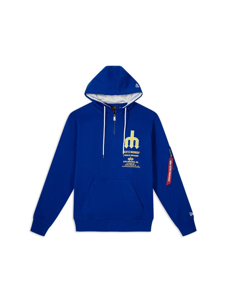 SEATTLE MARINERS X ALPHA X NEW ERA HOODIE TOP Alpha Industries BLUE 2XL 