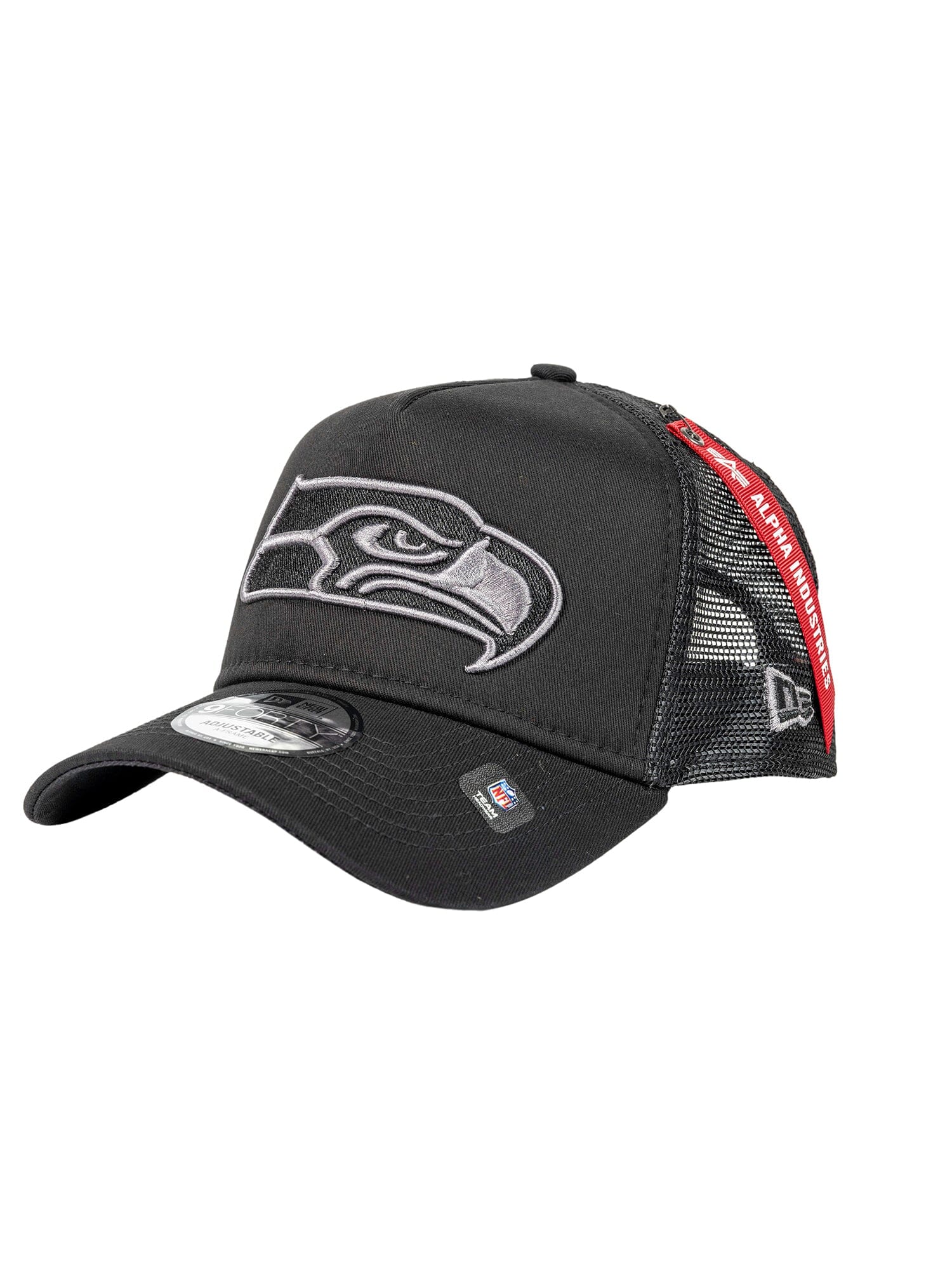 SEATTLE SEAHAWKS X ALPHA X NEW ERA 940 CAP ACCESSORY Alpha Industries BLACK O/S 