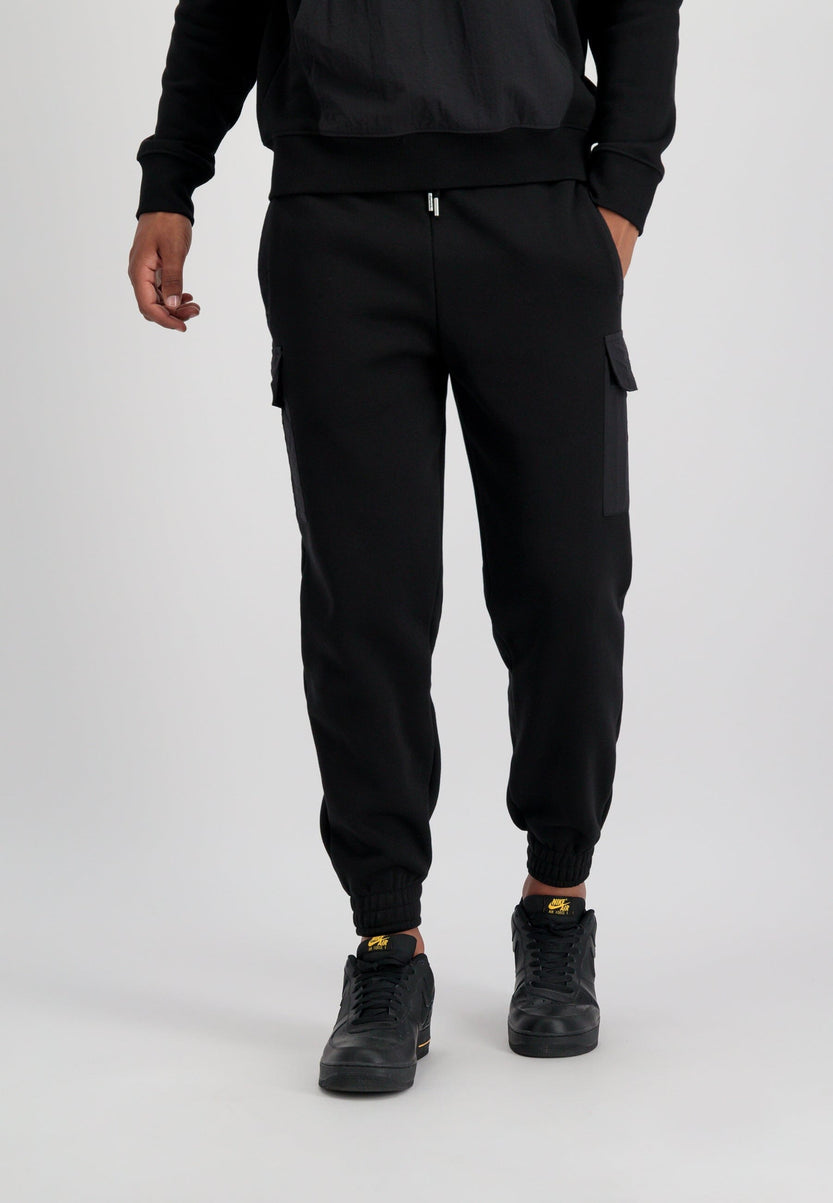 SWEAT NYLON CARGO JOGGER BOTTOM Alpha Industries BLACK 2XL 