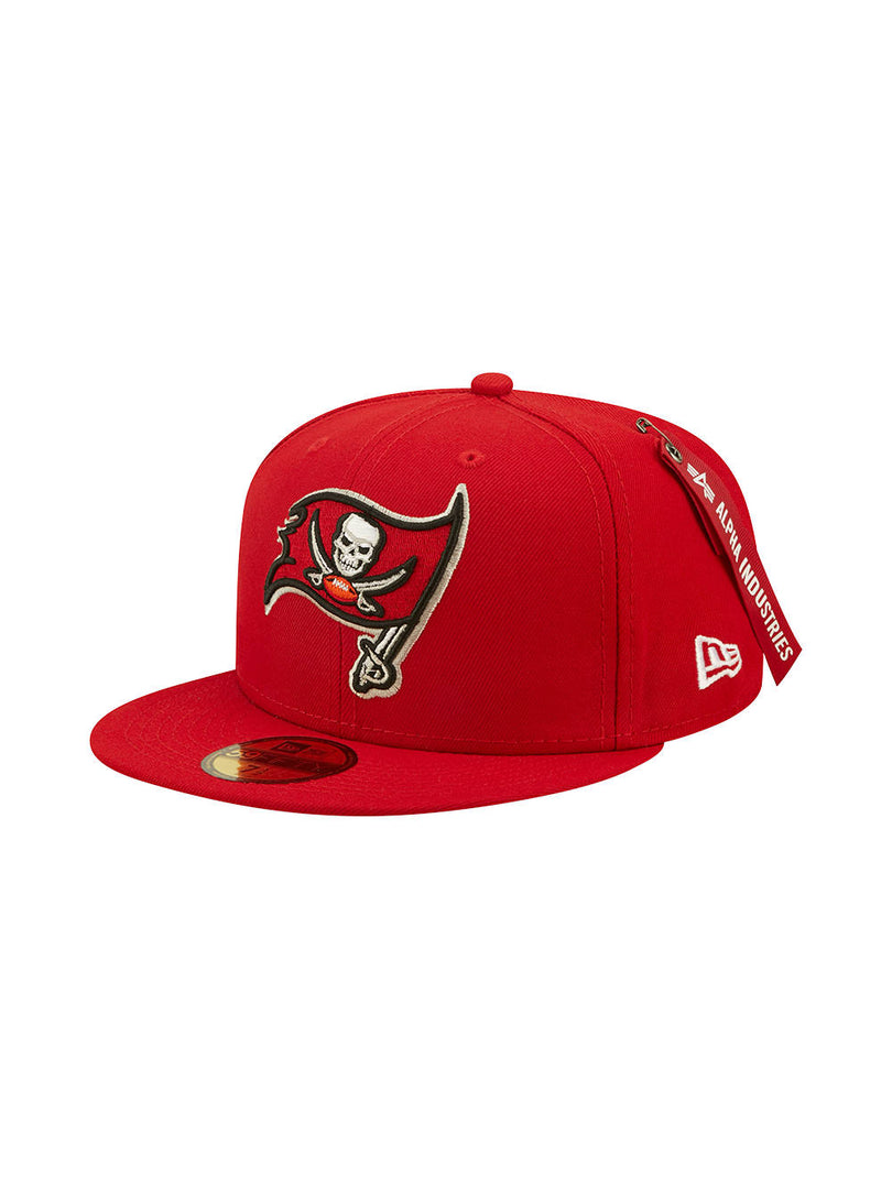 TAMPA BAY BUCCANEERS X ALPHA X NEW ERA 59FIFTY FITTED CAP ACCESSORY Alpha Industries RED 7 