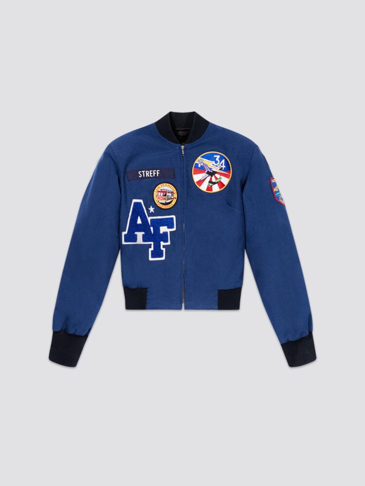 US AIR FORCE ACADEMY JACKET RESUPPLY Alpha Industries BLUE S 