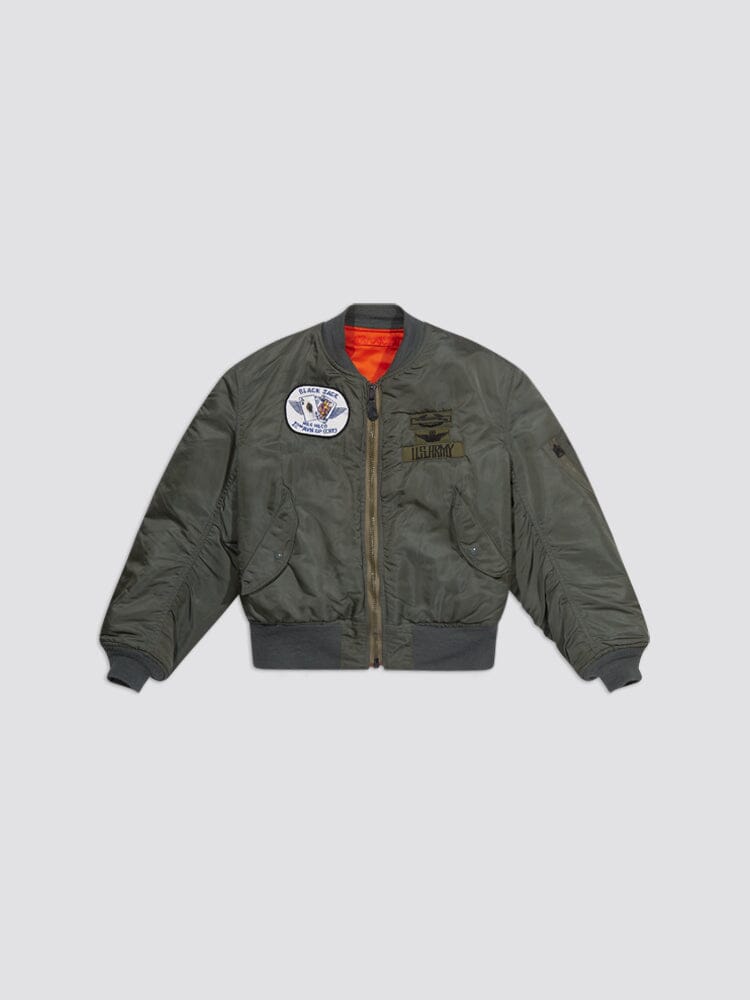 US ARMY MA-1 BOMBER JACKET RESUPPLY Alpha Industries OLIVE L 
