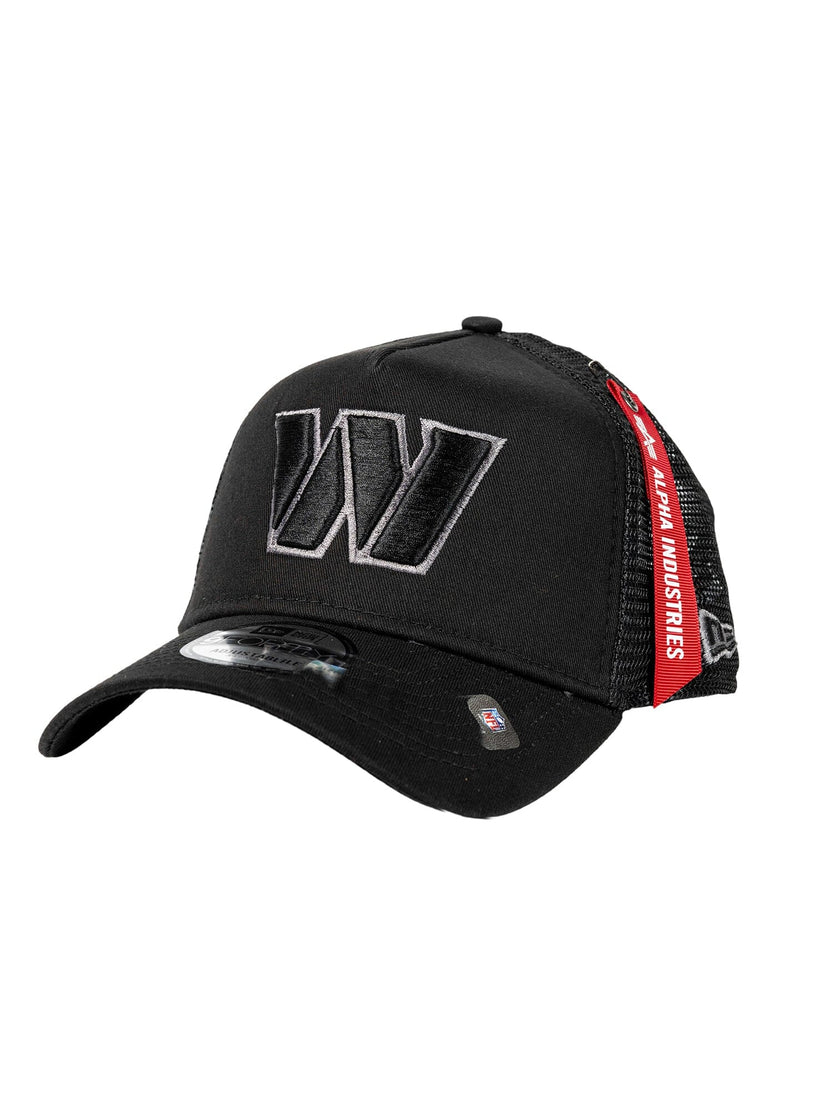 WASHINGTON COMMANDERS X ALPHA X NEW ERA 940 CAP ACCESSORY Alpha Industries BLACK O/S 