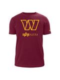 WASHINGTON COMMANDERS X ALPHA X NEW ERA T-SHIRT TOP Alpha Industries RED 2XL 